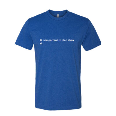 It is important to plan ahead Thumbnail