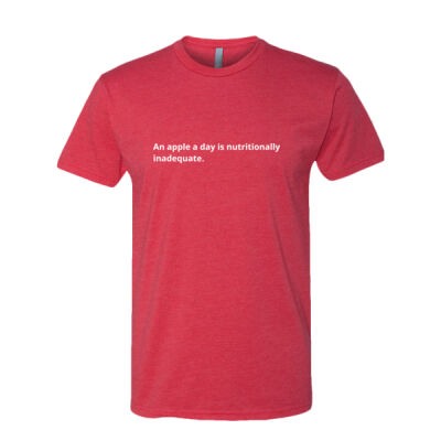 An apple a day is nutritionally inadequate Thumbnail