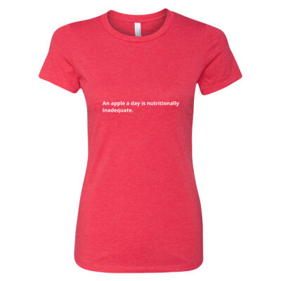 An apple a day is nutritionally inadequate Thumbnail